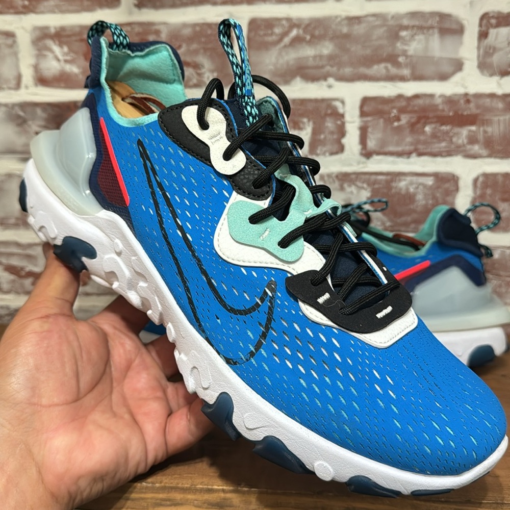Nike React Vision Photo Blue Men’s Sz 13